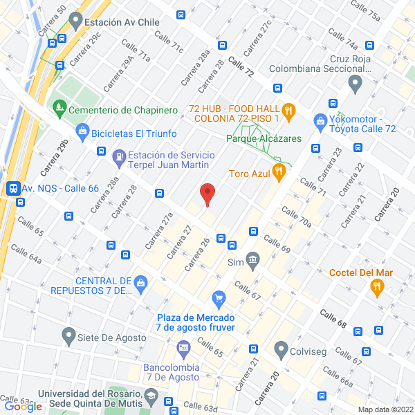Mapa de Alumacerox Jyp S.A.S.