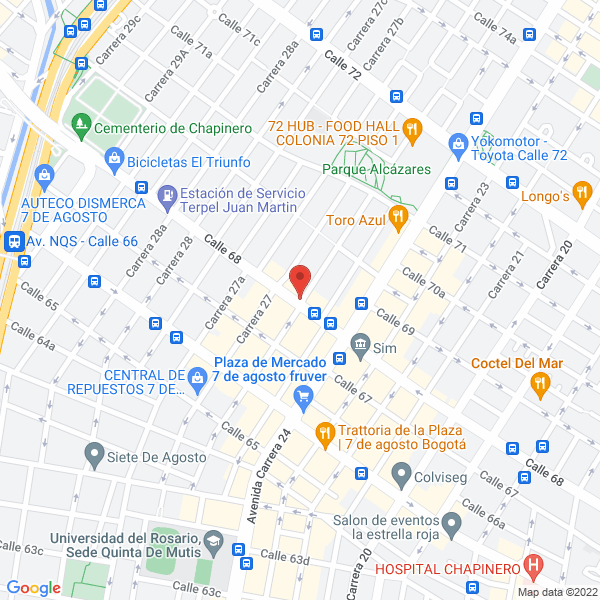 Mapa de Aluminios Orduz S.A.S.
