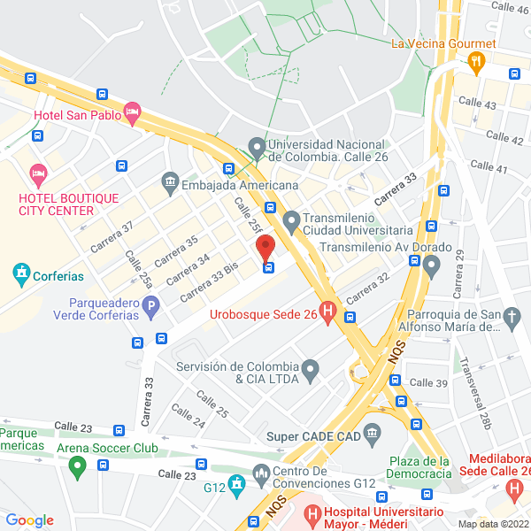 Mapa de Alvar Producciones Ltda.