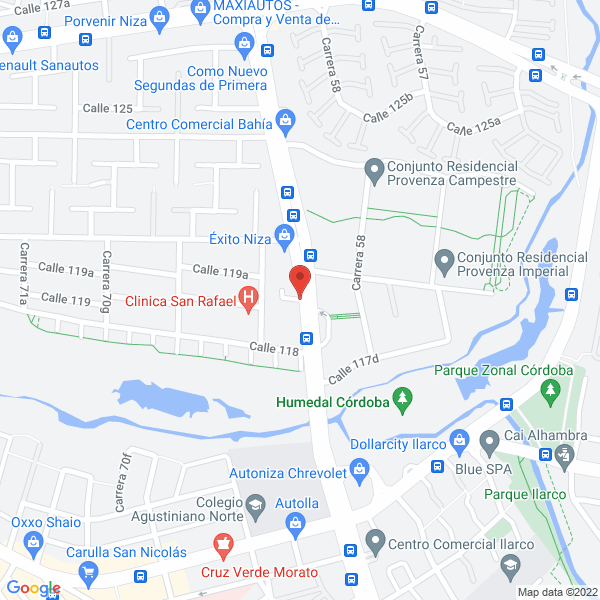 Mapa de Ama Juega Y Cuida S.A.S.