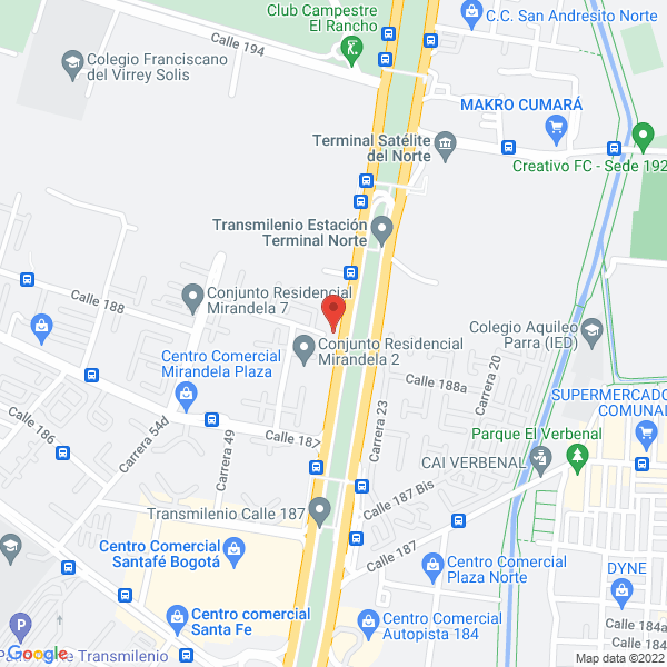 Mapa de Amador Torres S. En C.