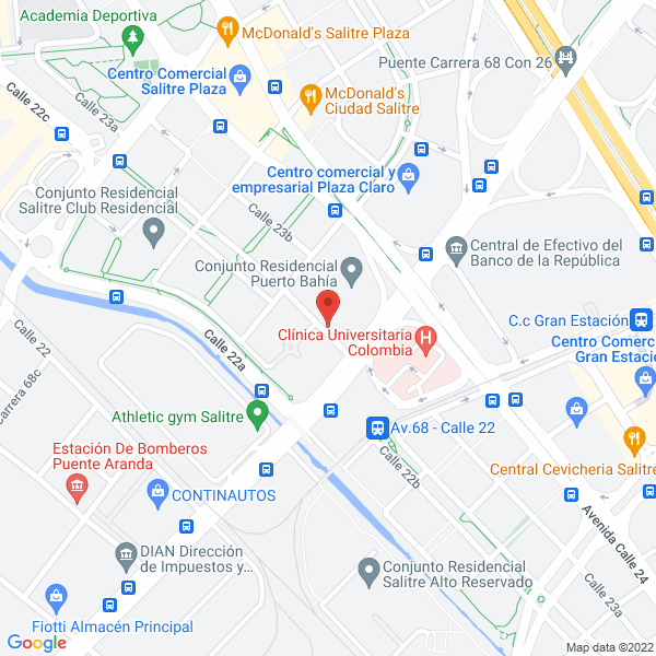Mapa de Ambulancias Y Dotación Hospitalaria Salud Cóndor S.A.S.
