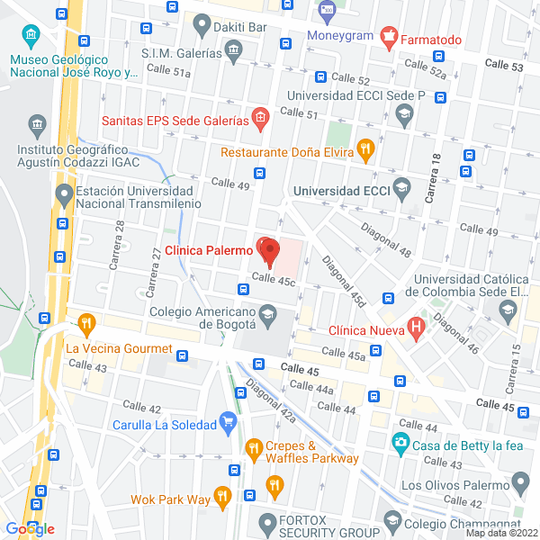 Mapa de Amedic S.A.S.
