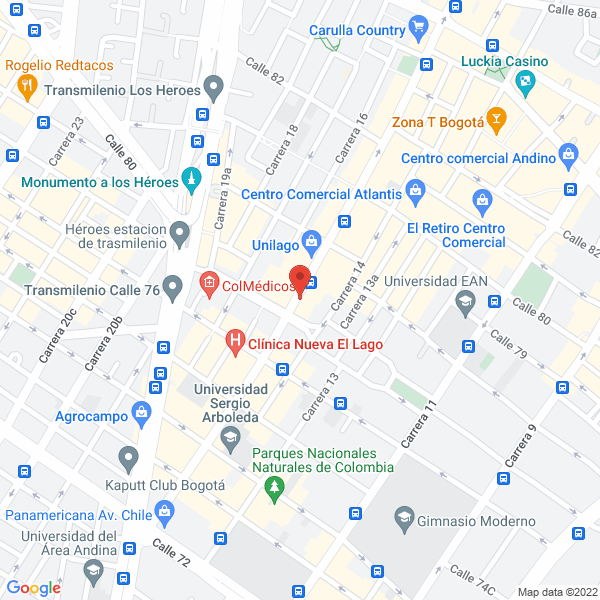 Mapa de Asesorías Y Servicios R & G Ltda.
