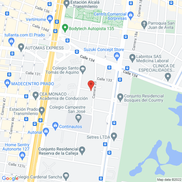Mapa de Asher & Company Colombia S.A.S.