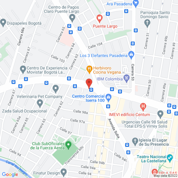 Mapa de Autos Norte Comercializadora Ltda.