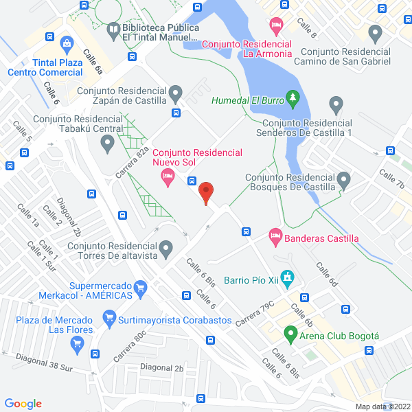 Mapa de Avalmedic S.A.S.