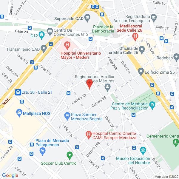 Mapa de Ave Fénix Inversiones S.A.S.