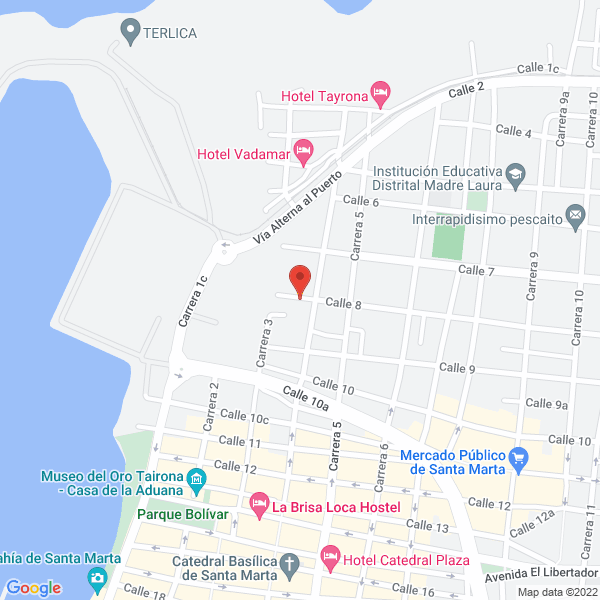 Map of Avila Colombia S.A.S.