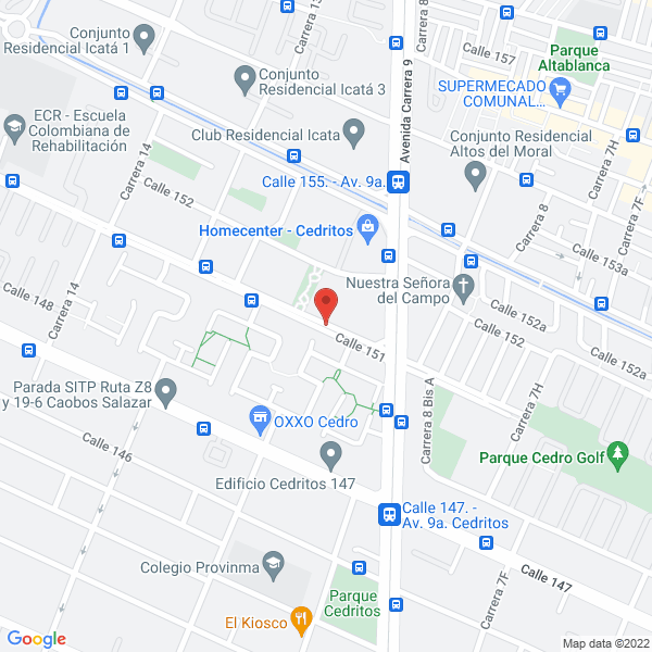 Mapa de B Y V Consulting S.A.S.