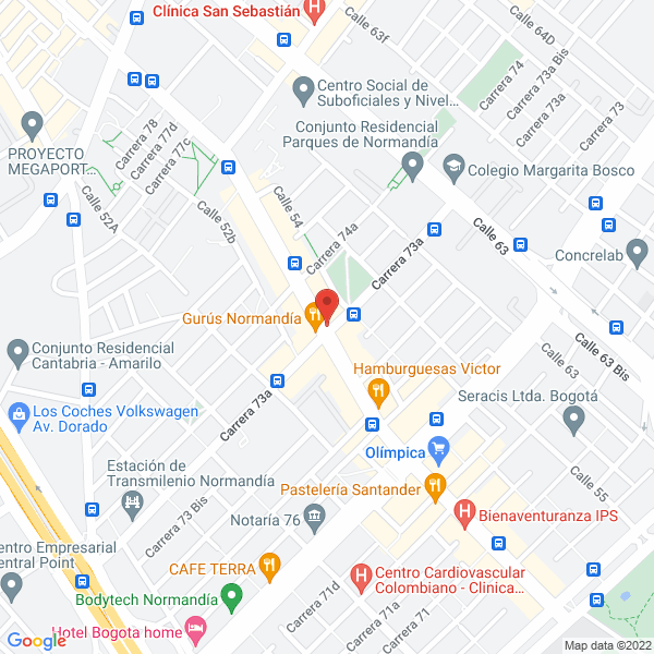 Mapa de Bien Star Servicios Bien Pensados E.U.