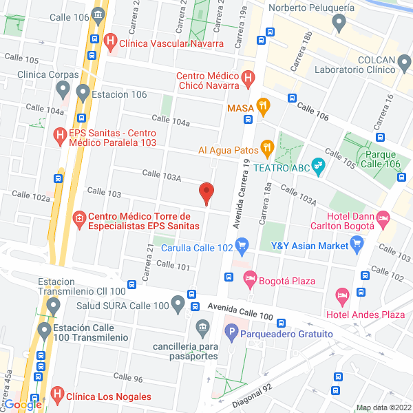 Mapa de Bienestar Y Belleza Bibe S.A.S.