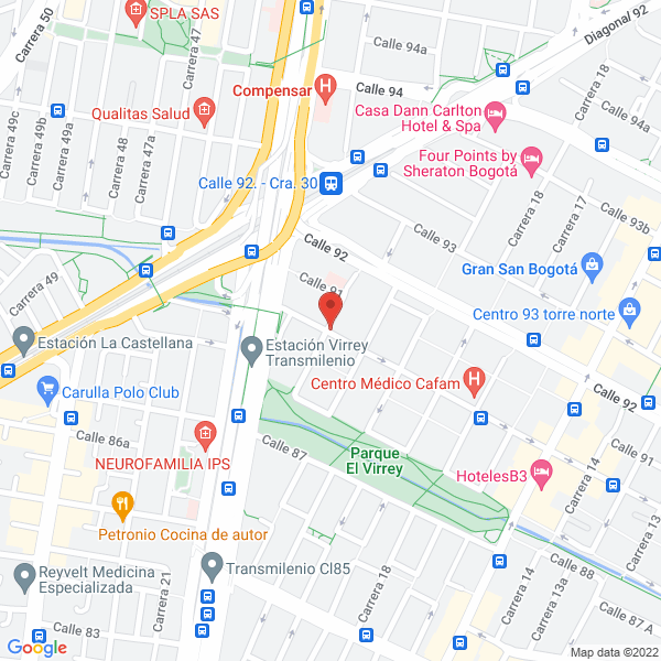 Mapa de Bienestar Y Piel S.A.S.