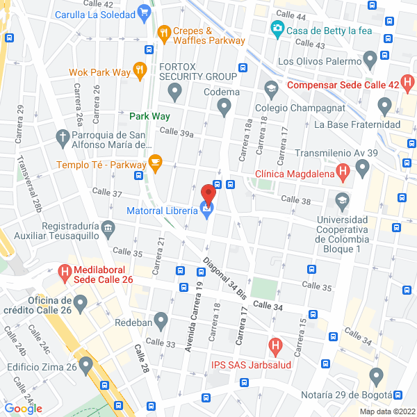 Mapa de Bienestar Y Vida Tienda Naturista S.A.S.