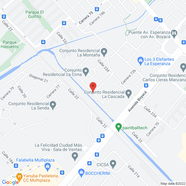 Mapa de Biennet S.A.S.
