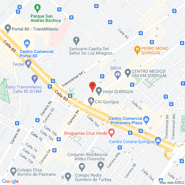 Mapa de Biocorpus De Colombia S.A.S.
