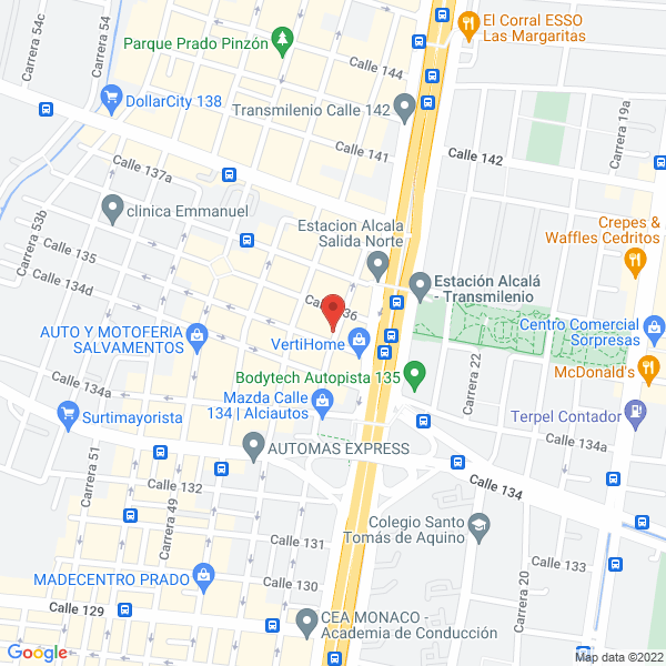 Mapa de Biopure Water Solutions S.A.S.
