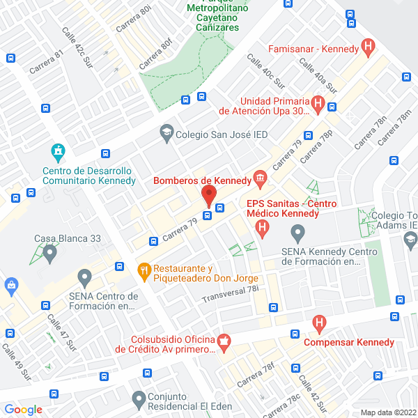 Mapa de Biosaludnatural E.U.