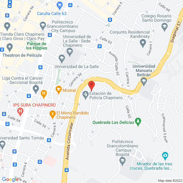 Mapa de Bitacora & Territorio S.A.S.