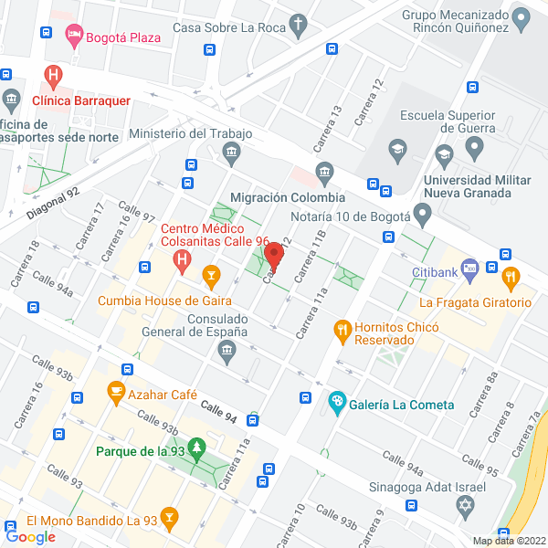 Mapa de Centro De Estudio Y Tratamiento De Enfermedades Reumáticas S.A.S.