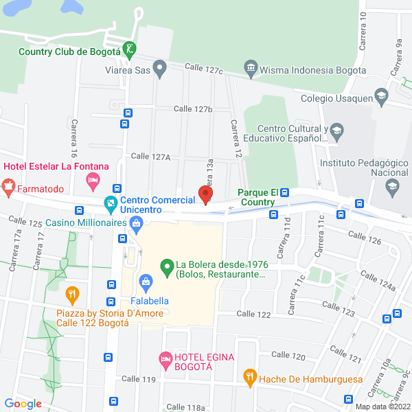 Mapa de Centro De Estudios Empresariales Y Shopping Centers 4E S.A.S.