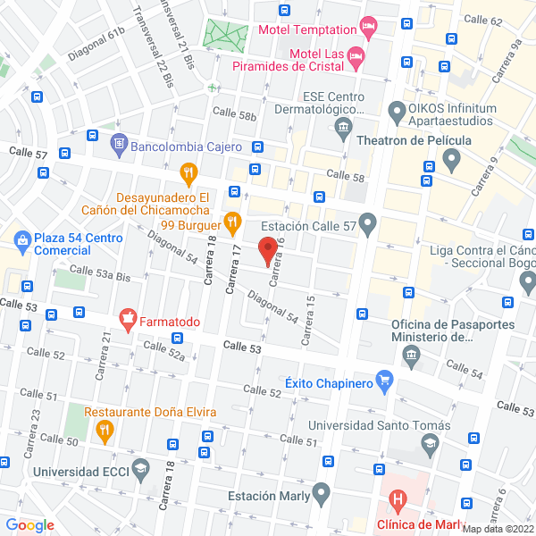 Mapa de Centros De Salud Integral Animal Csi Animal Colombia S.A.S.