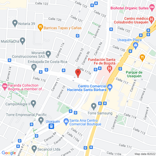 Mapa de Ceo Clínica De Especialidades Odontológicas S.A.S.