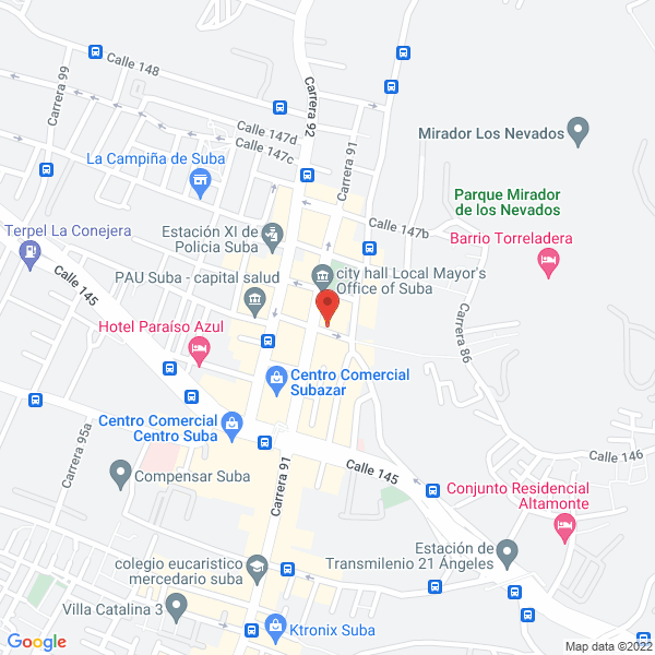 Mapa de Certificación De Conductores S.A.S.