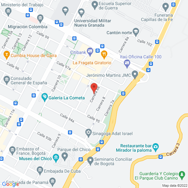 Mapa de Chontaduro Film S.A.S.