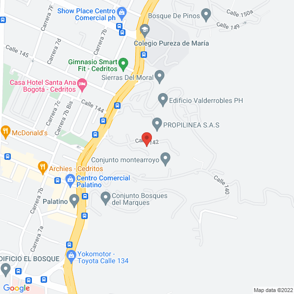 Mapa de Ciapel S.A.S.