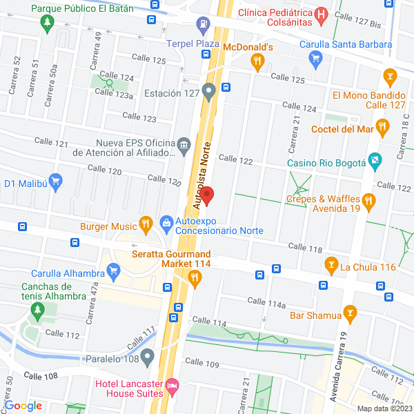 Mapa de Ciencia Y Estética Cirugía Plastika Md Ltda.