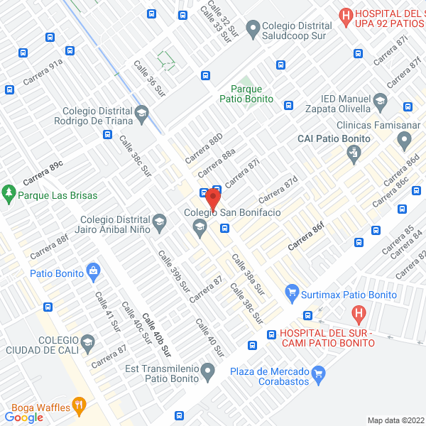 Mapa de Clínica Resplandor Odontología Ltda.