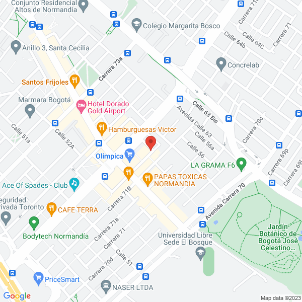 Mapa de Cnovelty S.A.S.