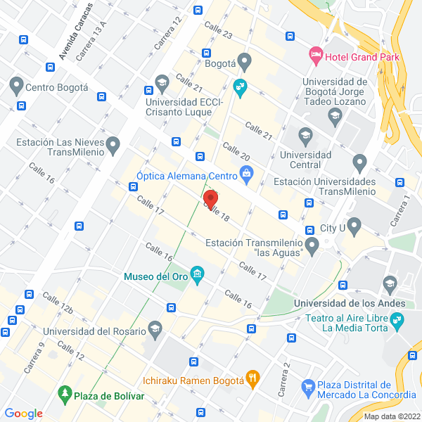 Mapa de Cobranzas Especiales E Inmobiliaria Valencia Y Cía. Ltda.