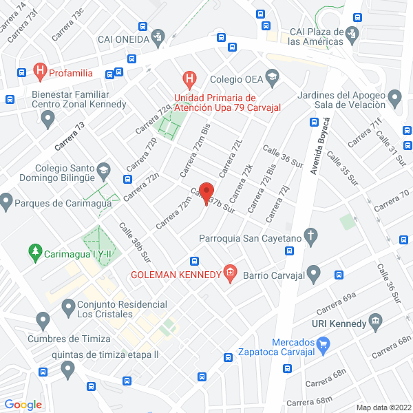 Mapa de Compañía Suramericana De Rodillos Ltda.