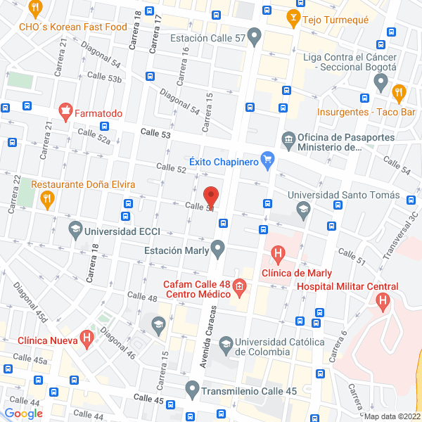 Mapa de Compañías Todoas De Colombia Ltda
