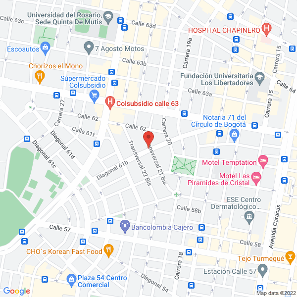 Mapa de Construccing Ltda.