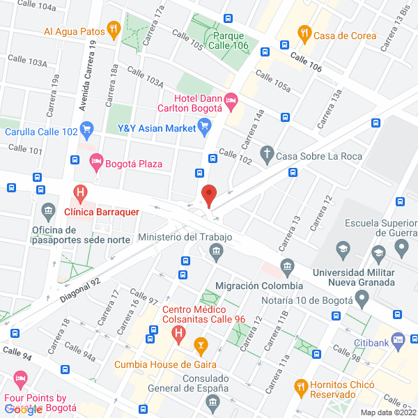 Mapa de Comec Ltda