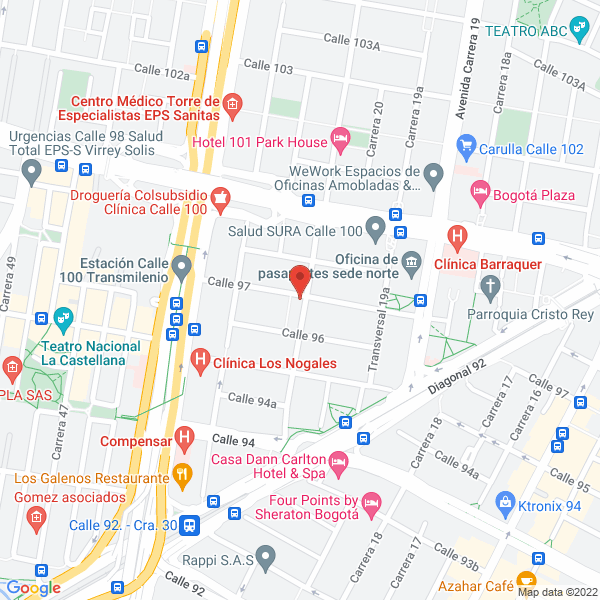 Mapa de Consultores Academicos Rocha Quintero S.A.S.