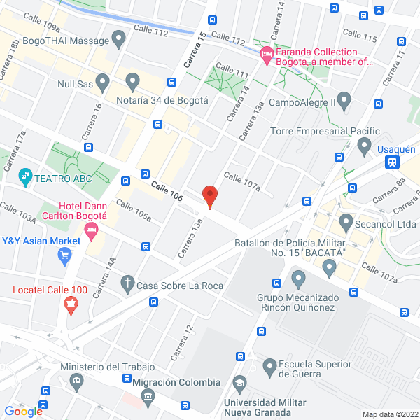 Mapa de Consultores En Educación Médica S.A.S.