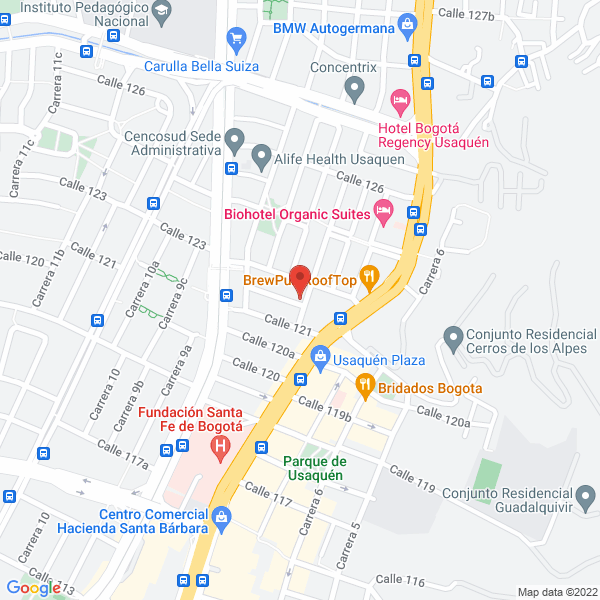 Mapa de Corporal Plastic Center S.A.S.