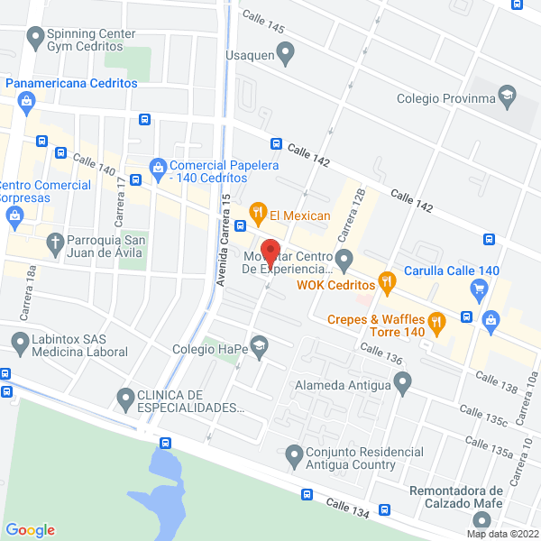 Mapa de Cp Marketing Y Producción Ad Hoc S.A.S.