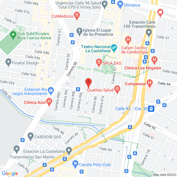 Mapa de Distribuciones Valbor Ltda.