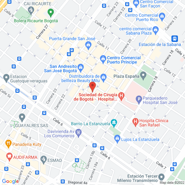 Mapa de Distribuciones Y Confecciones Yahaira Fassion Ltda.