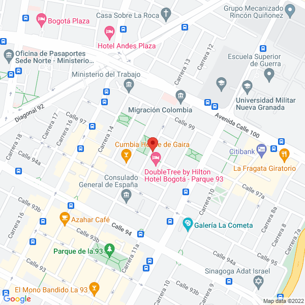 Mapa de Distrireuma Ltda.