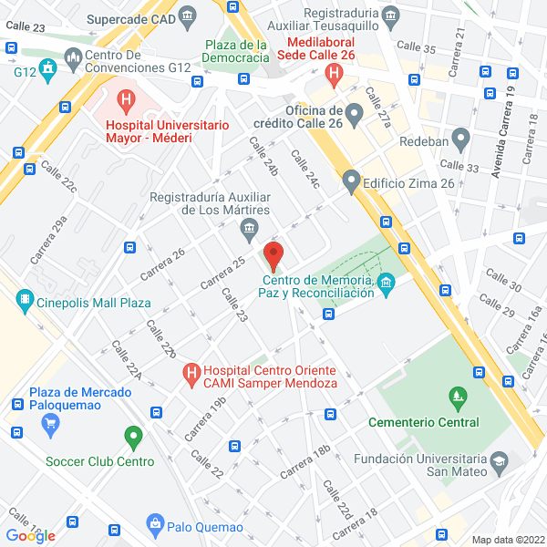 Mapa de Ingeniería Y Potencia Ltda.