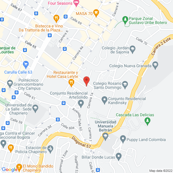 Mapa de Ingever Ltda.
