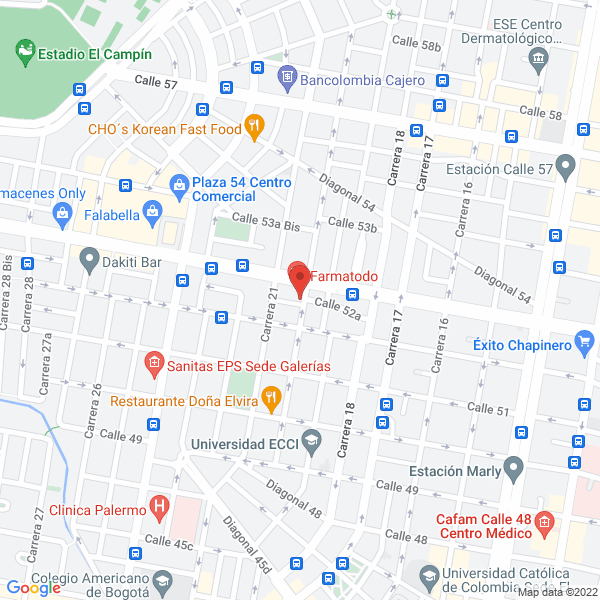 Mapa de Ingisa Inmobiliaria Ltda.