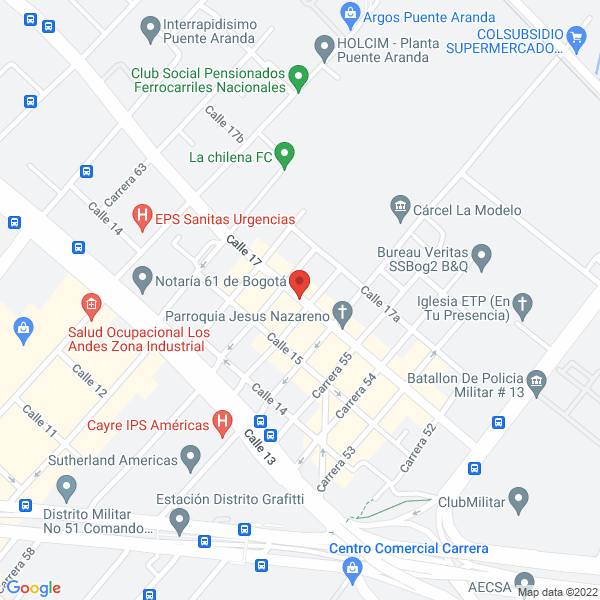 Mapa de Inversiones Panamerican Film S.A.S.