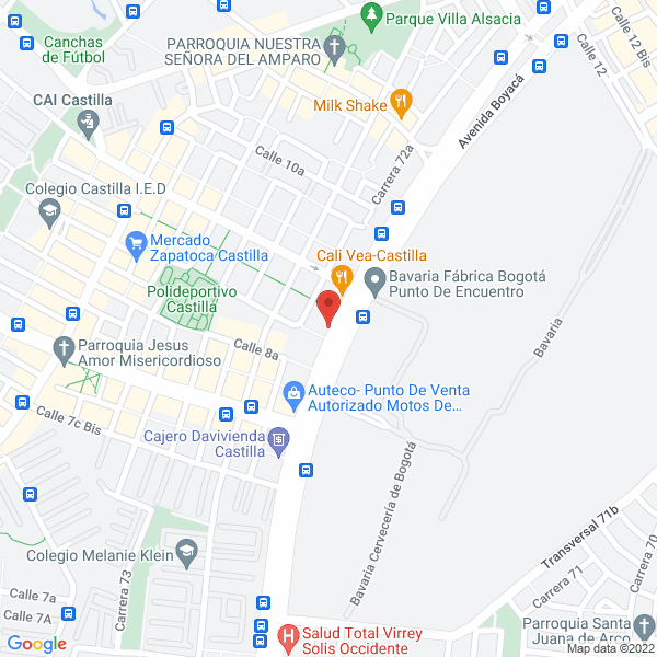 Mapa de Inversiones Pimienta & Cujar Ltda.